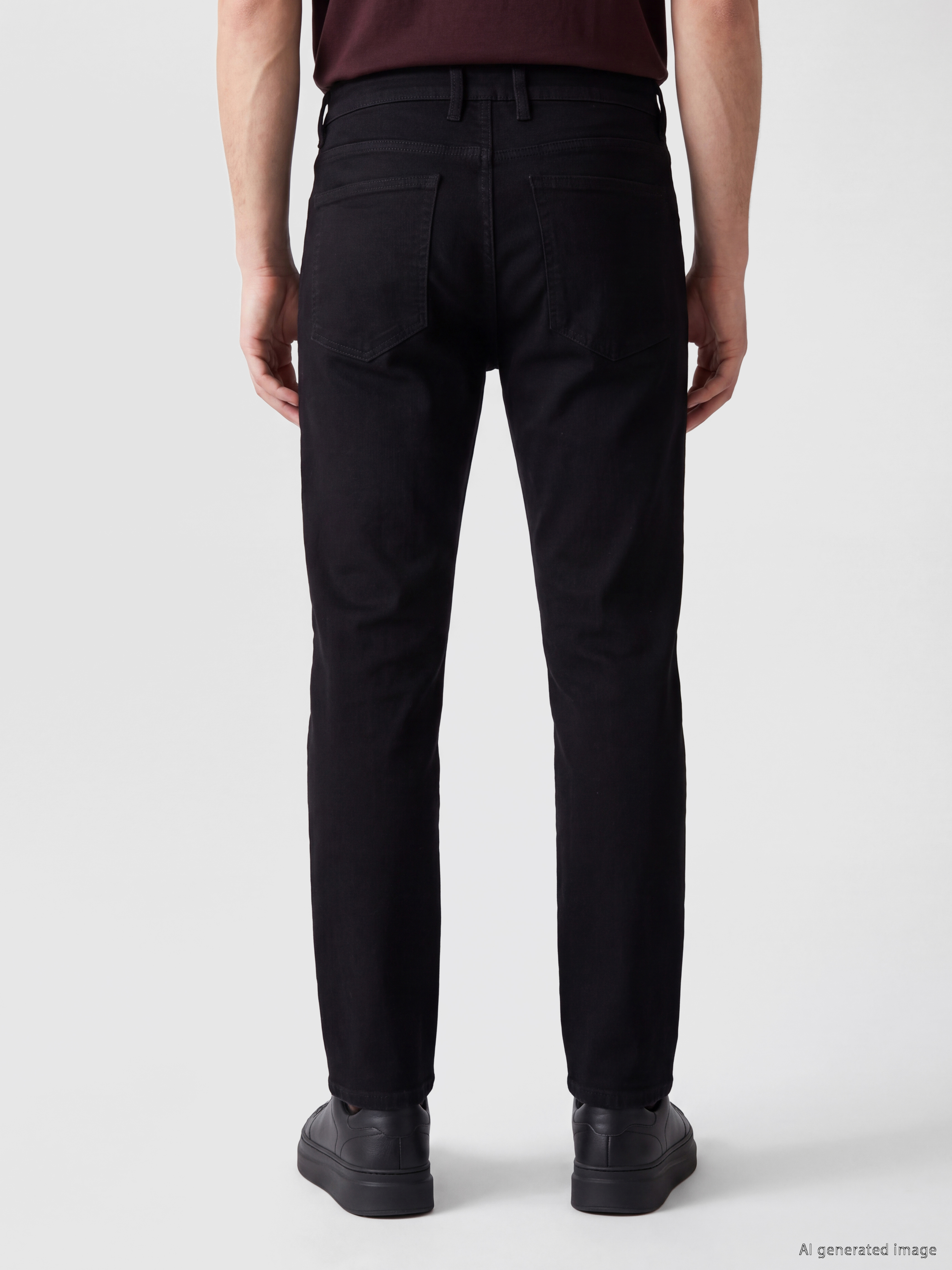Siyah 779 Regular Fit Erkek Jean Pantolon-3