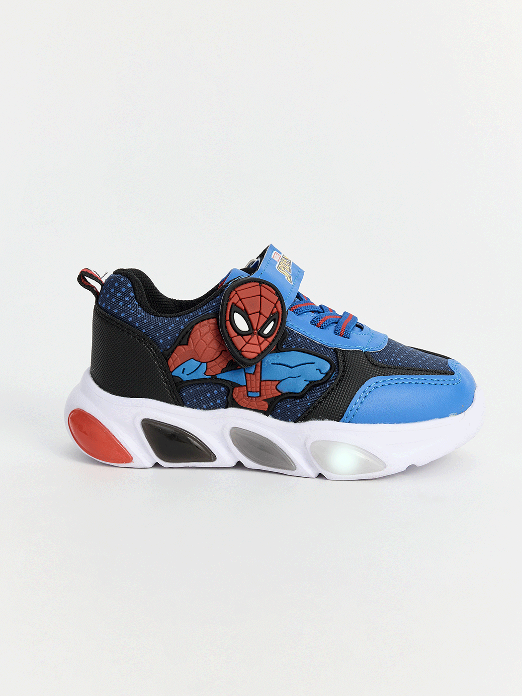 LCW STEPS Spider-Man Baskılı Işıklı Erkek Çocuk Spor Ayakkabı