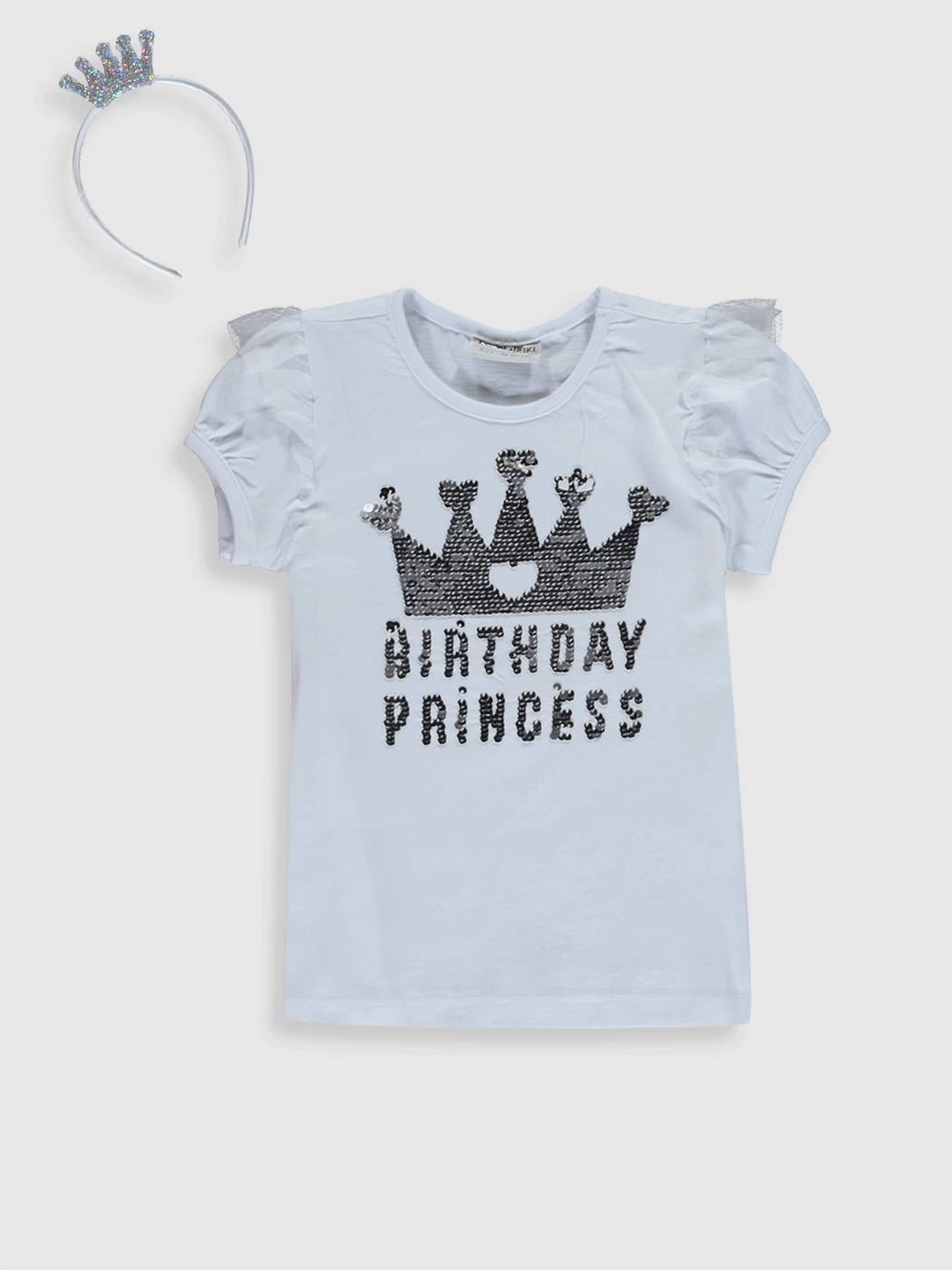 Girl's Double-Sided Sequin T-Shirt