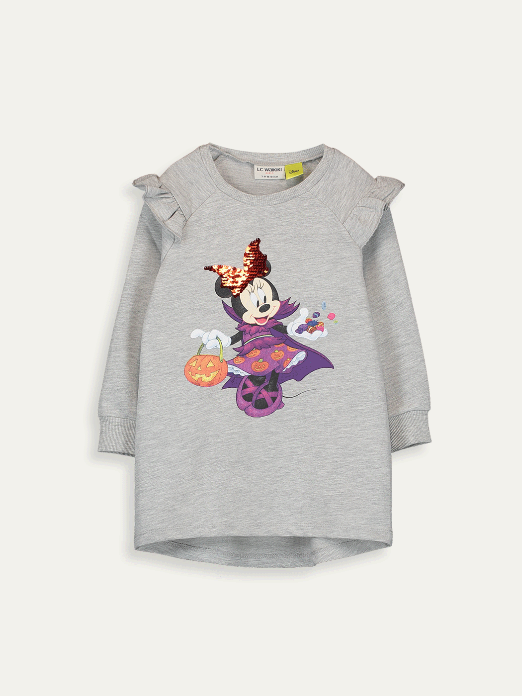 Rochie imprimată Minnie Mouse pentru fete