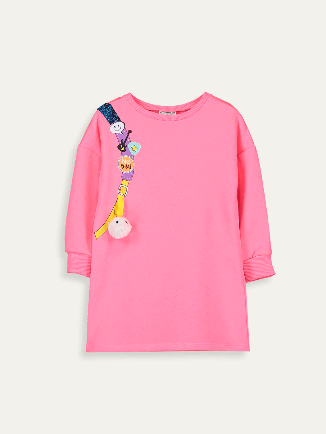 Robe FUCHSIA Fille-1