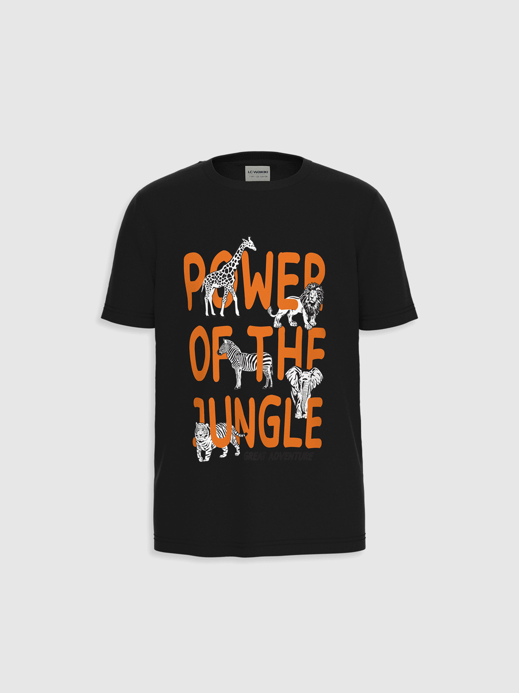 Siyah Erkek Çocuk Karanlıkta Parlayan Tişört