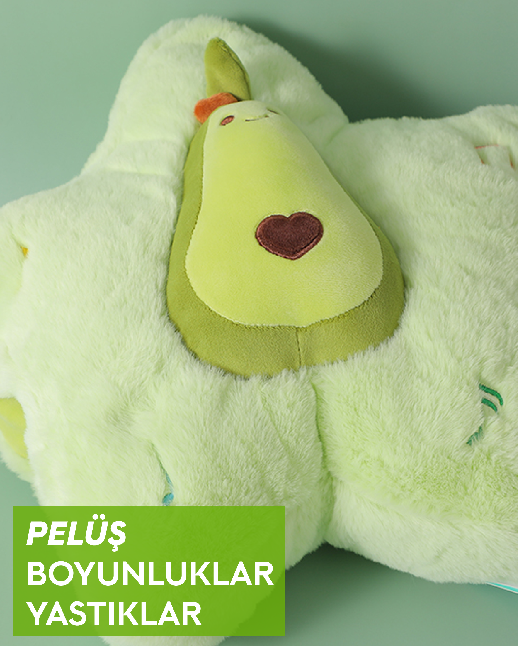 PELÜŞ BOYUNLUK VE YASTIK