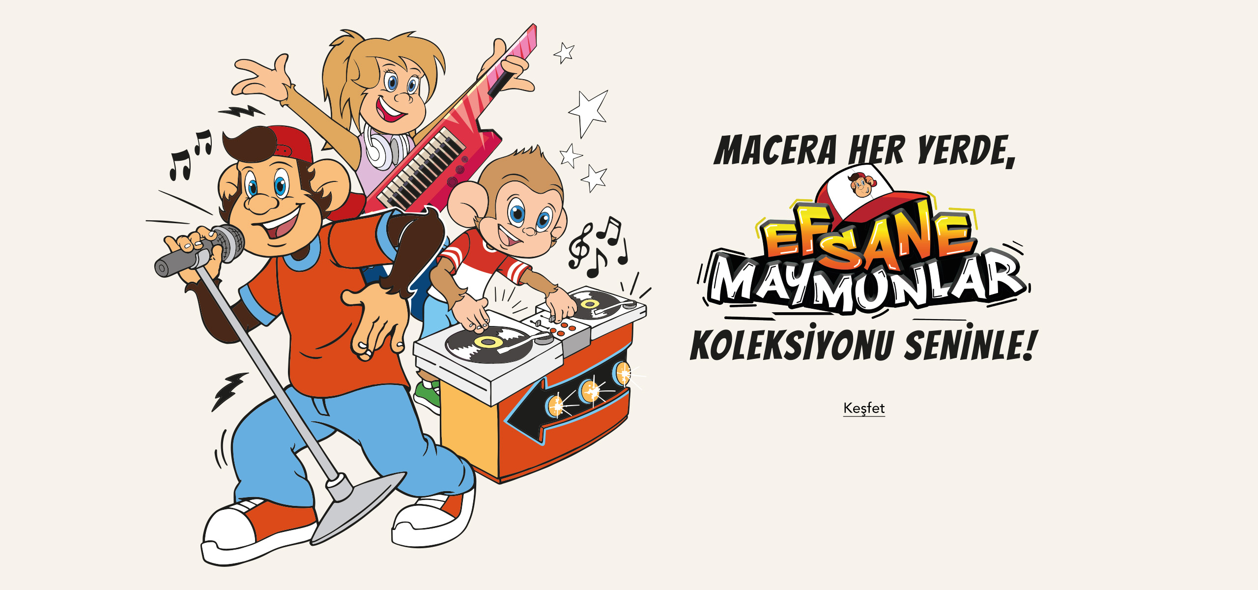 MACERA HER YERDE Efsane Maymun Koleksiyonu Seninle! Unutma Efsane Maymunlar'ın Yeni Bölümü Her Hafta Cuma Saat 15.00'te LC Waikiki Youtube Kanalında!