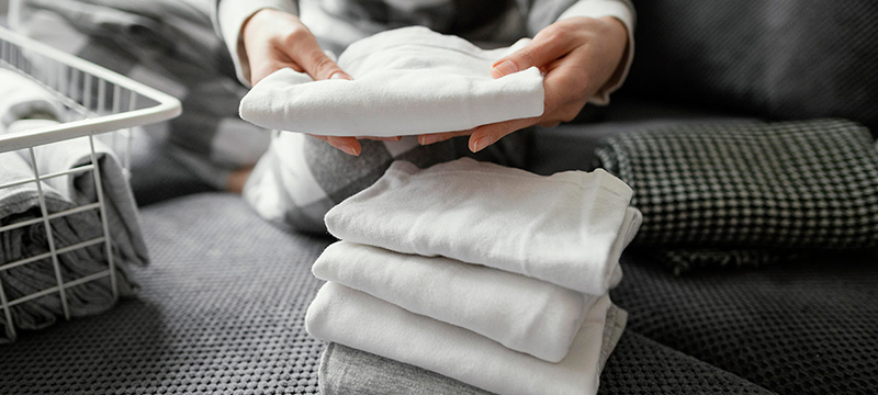 نصائح غسل وتخزين الملابس