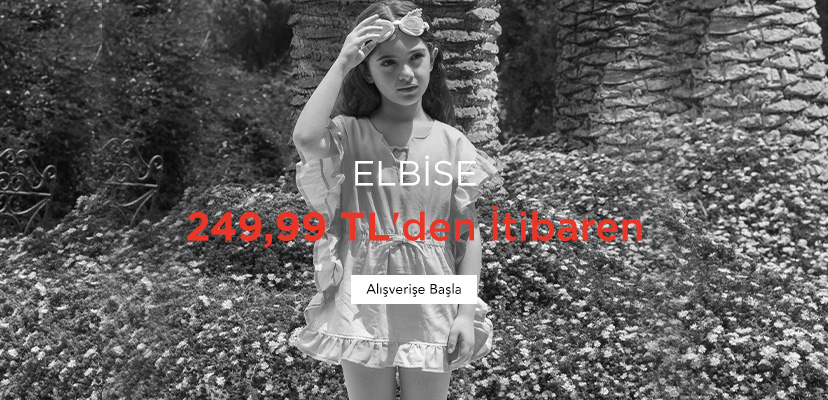 "ELBİSE 249,99 TL'den İtibaren  Alışverişe Başla >>"	