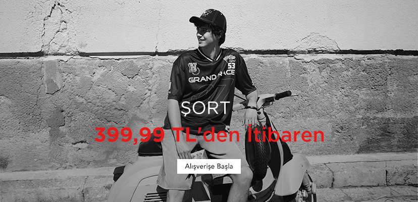 "ŞORT 399,99 TL'den İtibaren  Alışverişe Başla >>"	