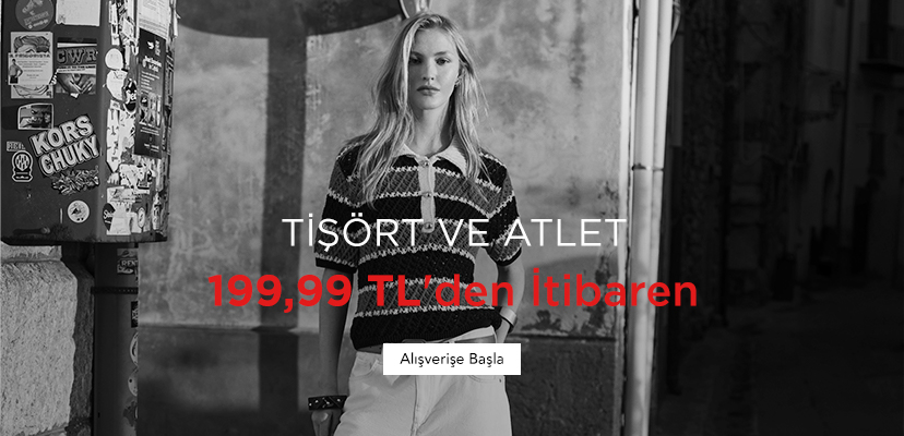 "TİŞÖRT VE ATLET 199,99 TL'den İtibaren  Alışveriş Başla >>"	