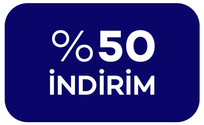 Seçili Ürünlerde Sepette Net %50 İndirim