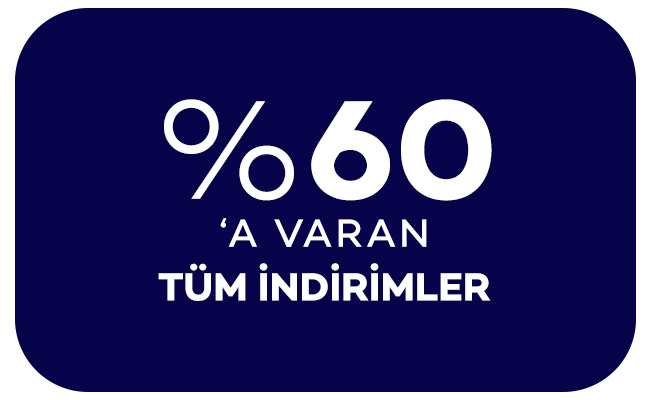 Seçili Ürünlerde Sepette Net %60 İndirim