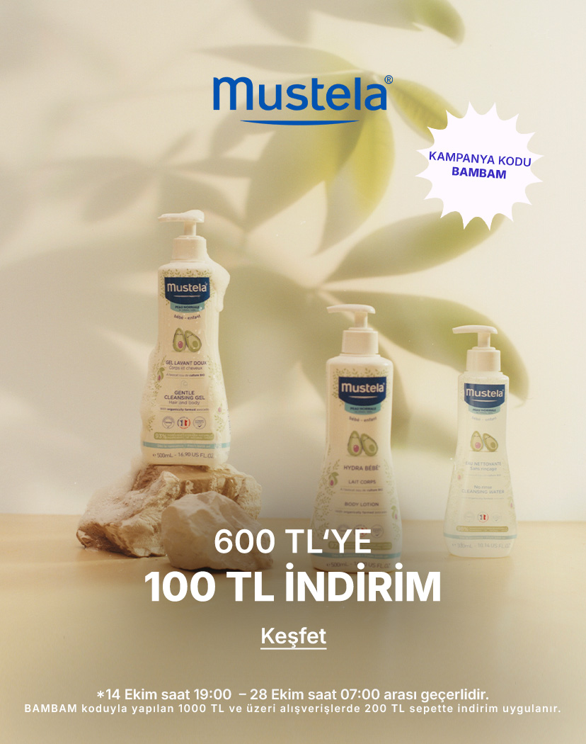 MUSTELA 600 TLYE 100 TL - 1000 TLYE 200 TL İNDİRİM KUPON KODU : BAMBAM