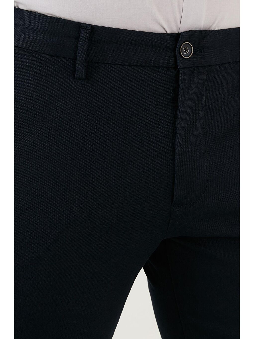 Buratti Lacivert Buratti Pamuklu Normal Bel Slim Fit Boru Paça Pantolon Erkek PANTOLON 216MILANO - 4