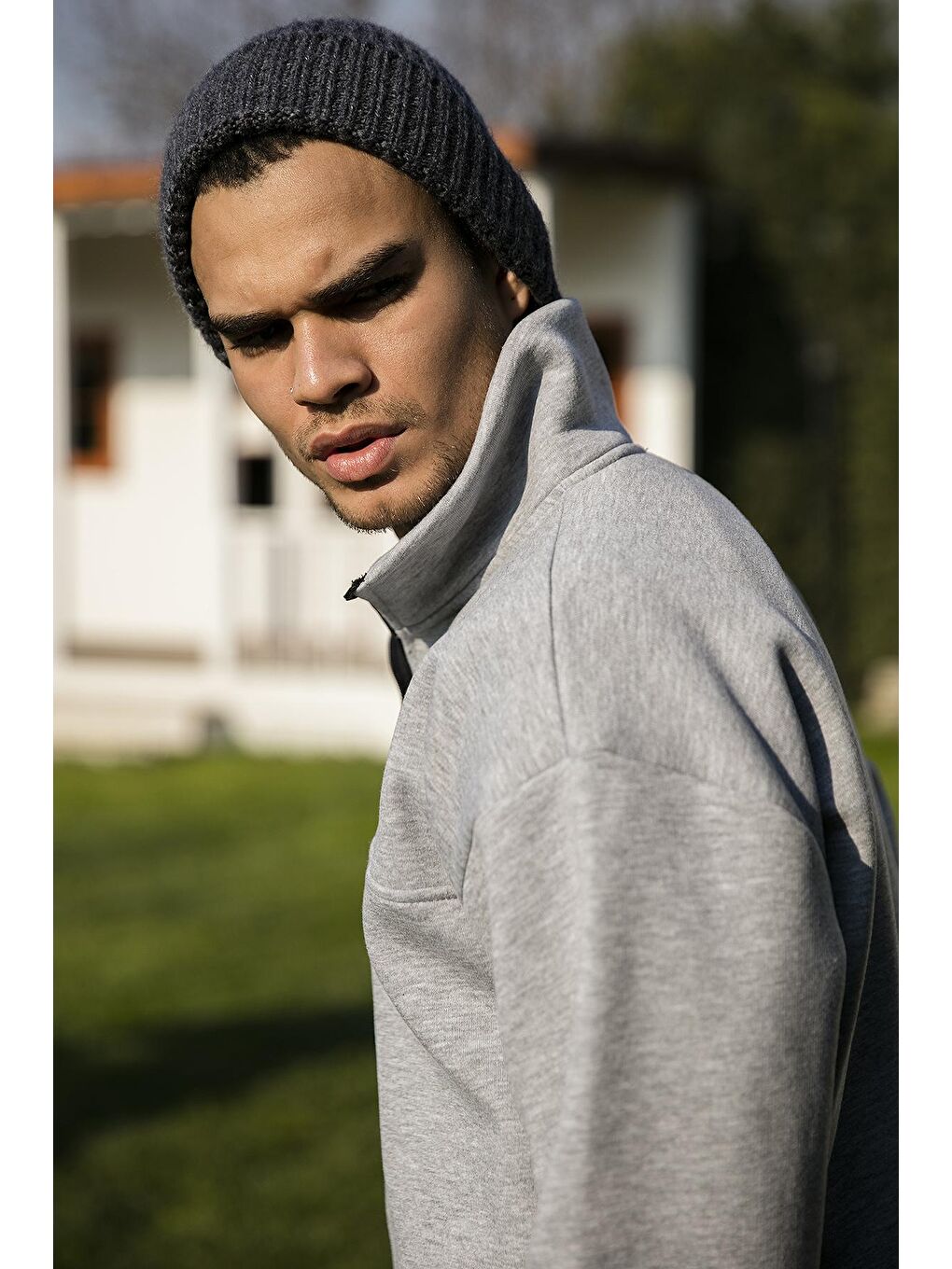 Antrasit Kışlık Bere 642FW2201-1