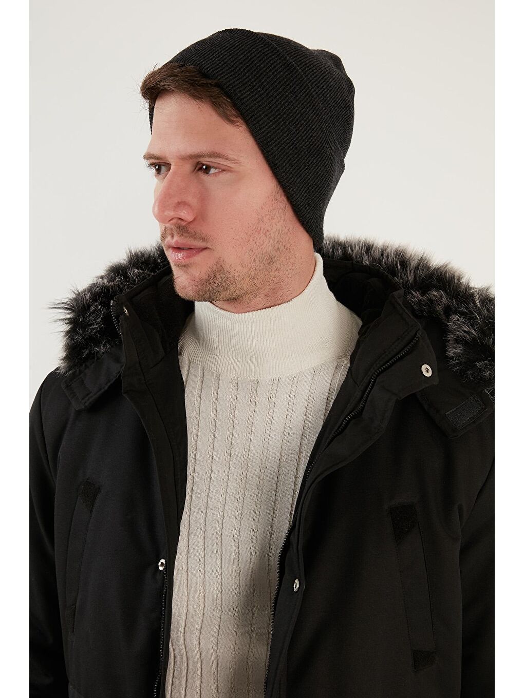 Antrasit Kışlık Bere 642SW1902