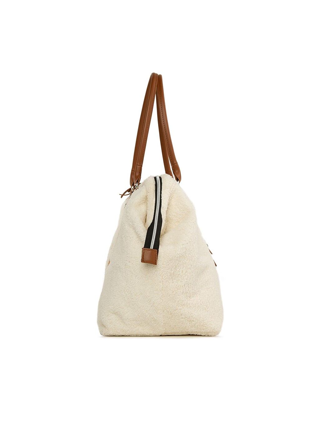 Baby Bag Nakışlı Peluş Anne Bebek Çantası-2