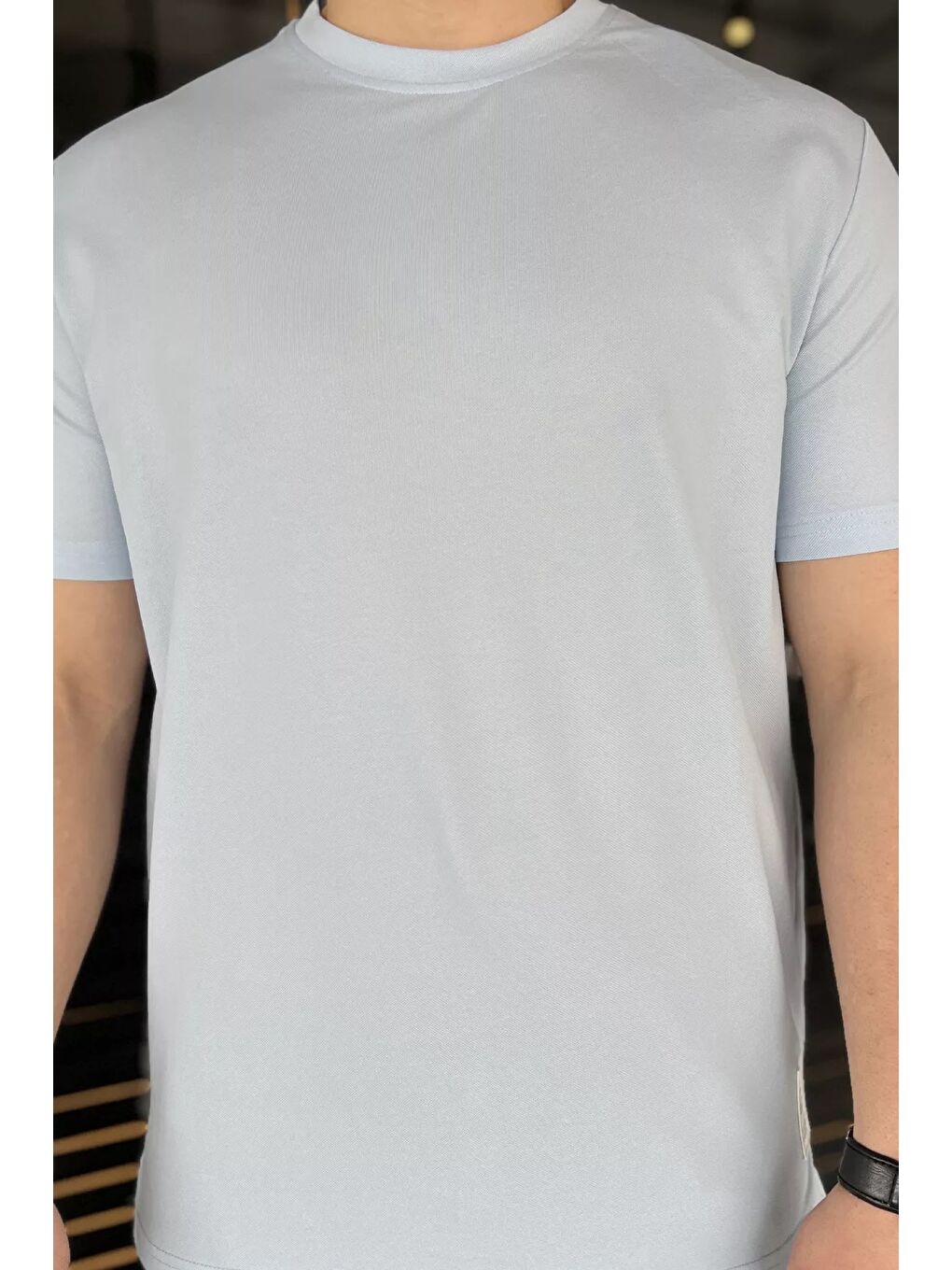 Mavi Bisiklet Yaka Basic Erkek Tişört-3