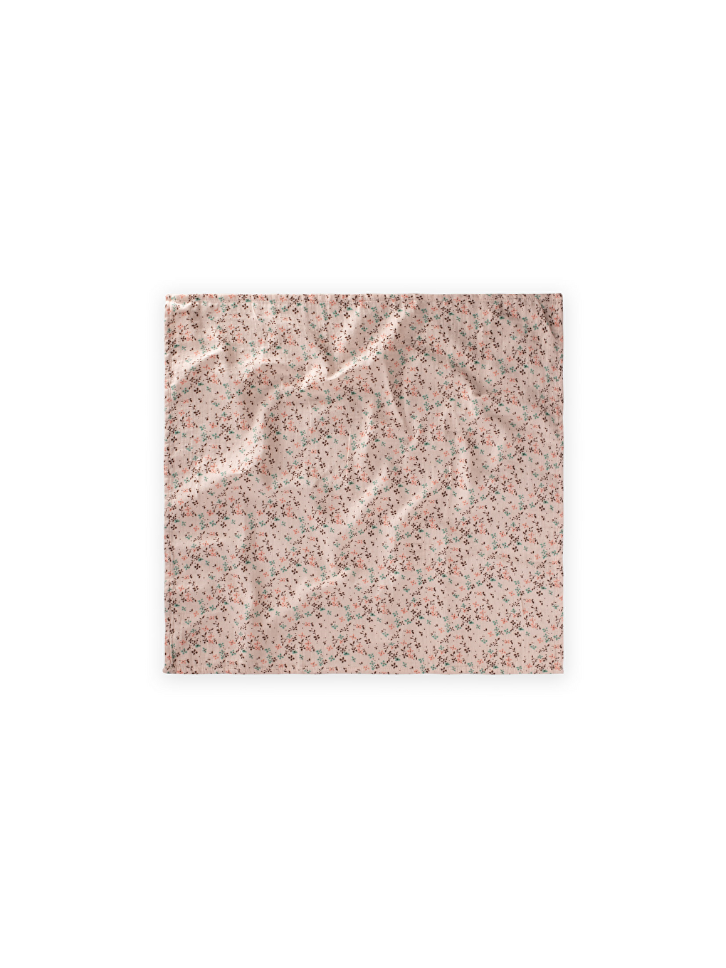 Pembe Müslin Bez 50X50 Cm Pudra Çiçekli-1