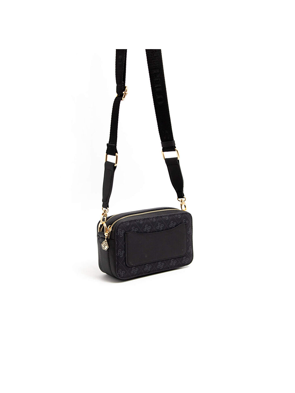 Siyah Kadın Çapraz Çanta 1078-45355 SILVER POLO ÇAPRAZ BAYAN ÇANTASI M178 SİYAH-MAT SİYAH-3