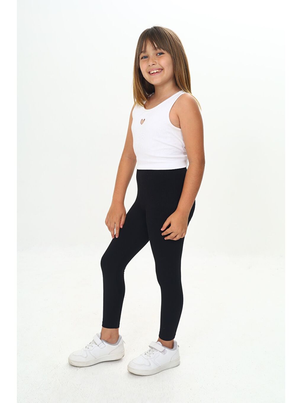 Siyah Kız Çocuk Tayt-4