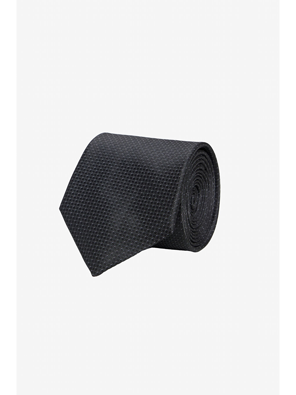 Erkek Siyah-Gri Desenli Kravat