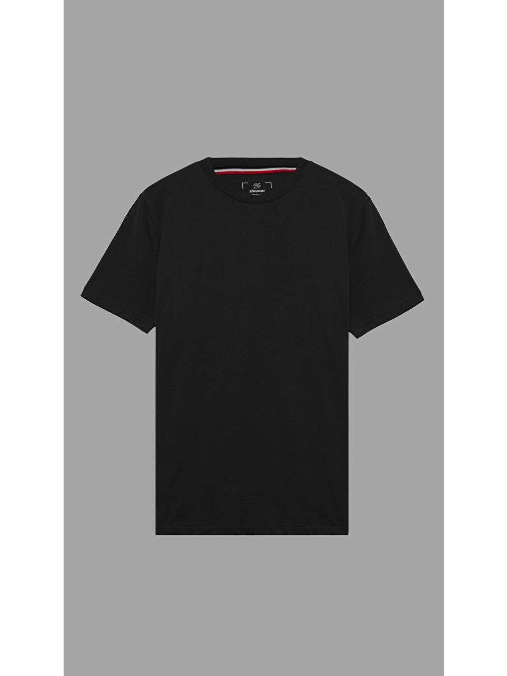 Siyah - Yeşil - Krem Erkek Basic Tişört Pamuklu Regular Bisiklet Yaka Günlük Düz T-Shirt 3'lü Paket-2