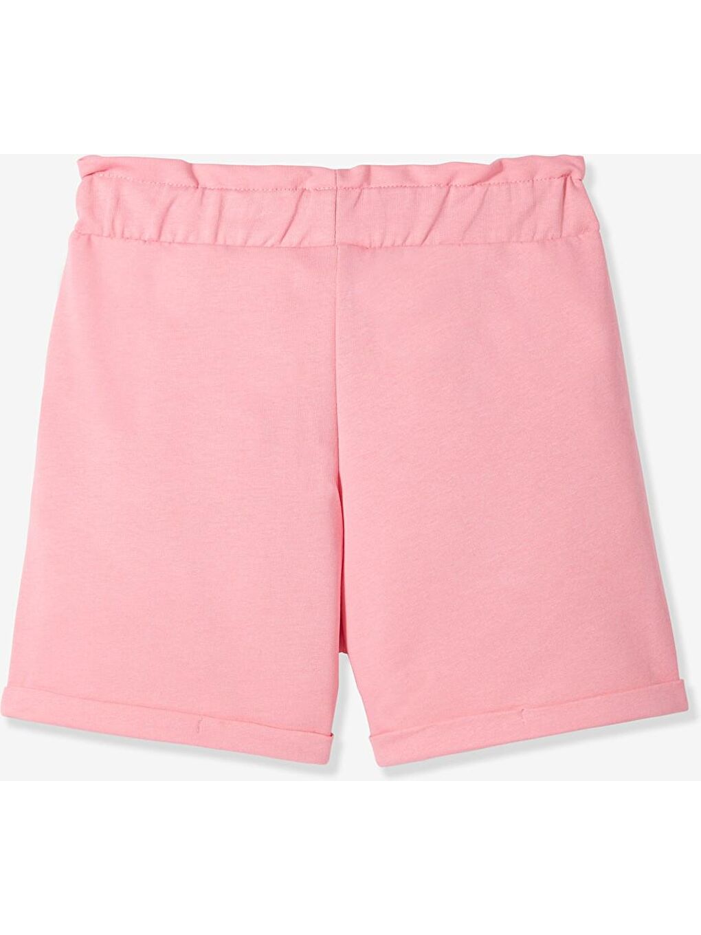 Pembe Kız Çocuk Beli Lastikli Şort-1