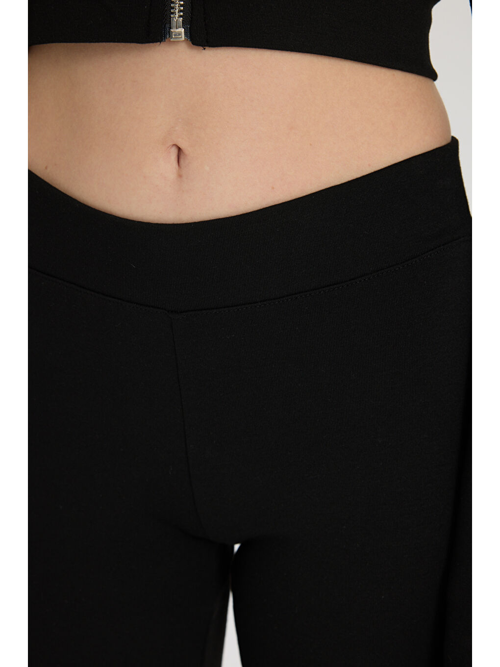 Remy Fermuarlı Siyah Eşofman Takım-7