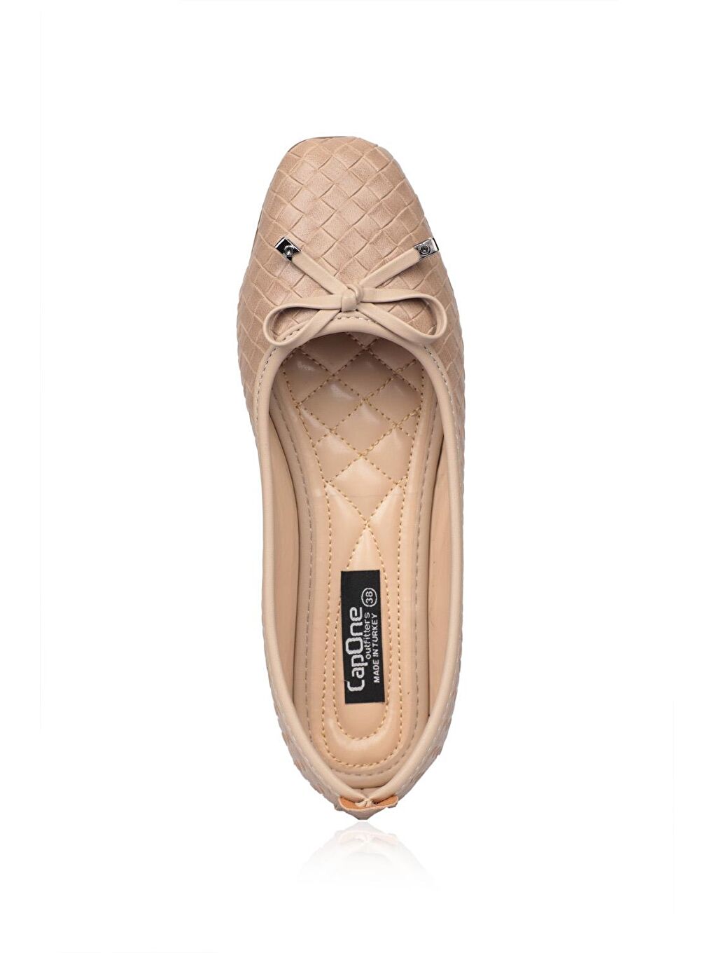 Bej Hana Trend Karo Desen Kadın Babet-2