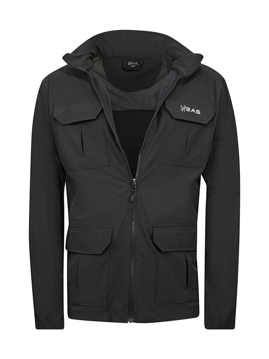 Safari Erkek Mont Ceket Koyu Antrasit-4