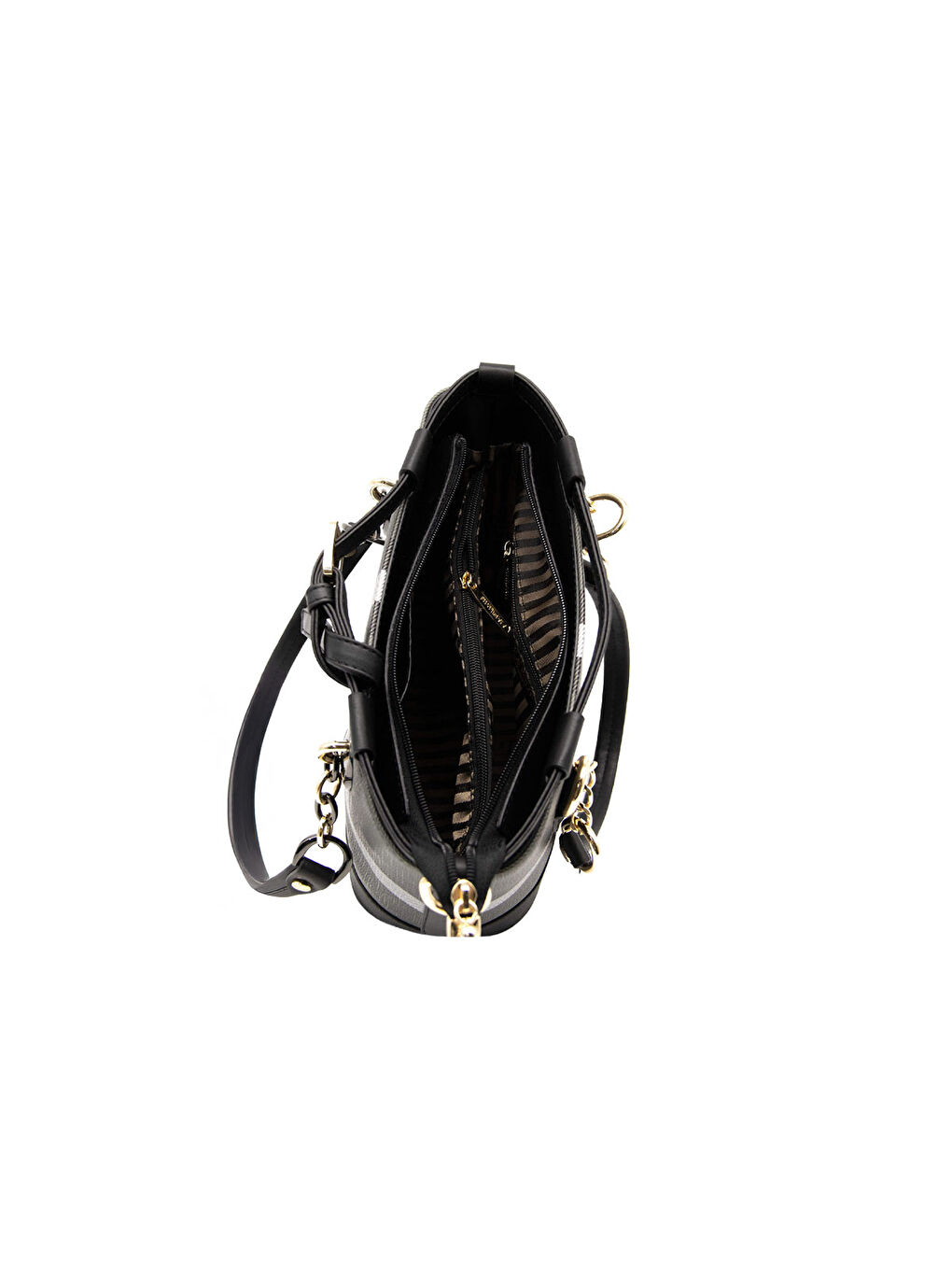 Kahverengi Kadın Omuz Çantası 1155-47371 SILVER POLO BAYAN ÇANTASI M191 KAHVE SARI-MAT KAHVE-6