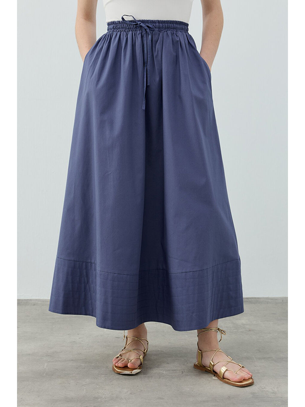 Merwish New Pop Etek 1631 İndigo-3