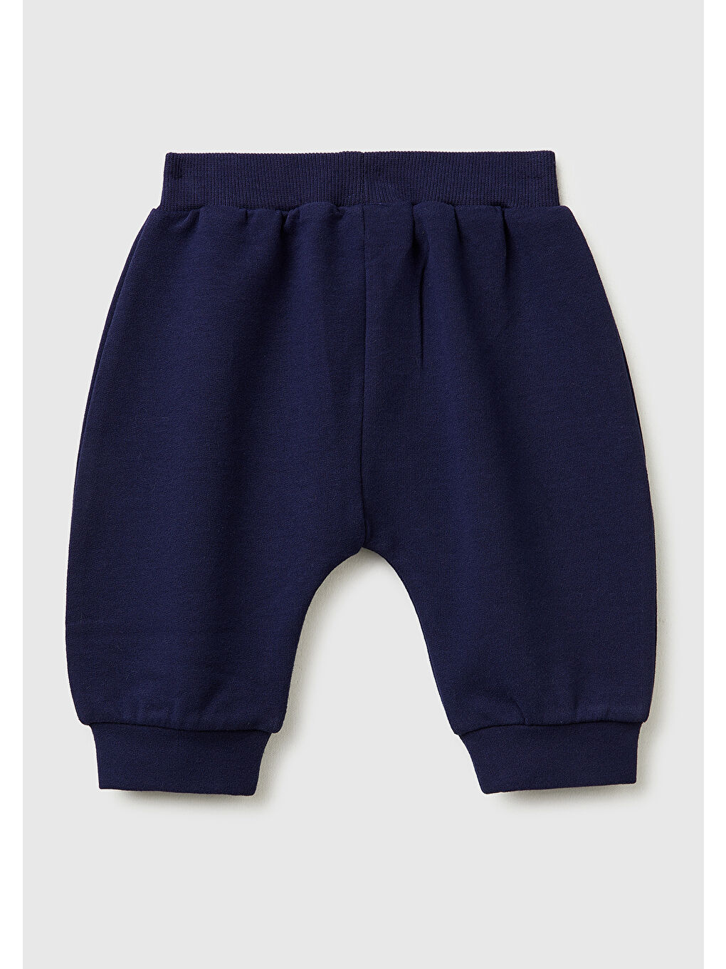 Karışık Bebek Ribanalı Esnek Polarlı Eşofman Altı-1