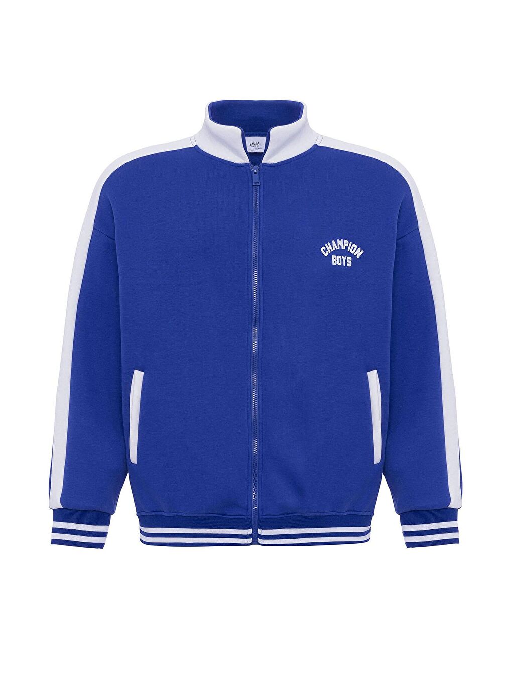 Mavi Baskılı Oversize Eşofman Takım Saks-2