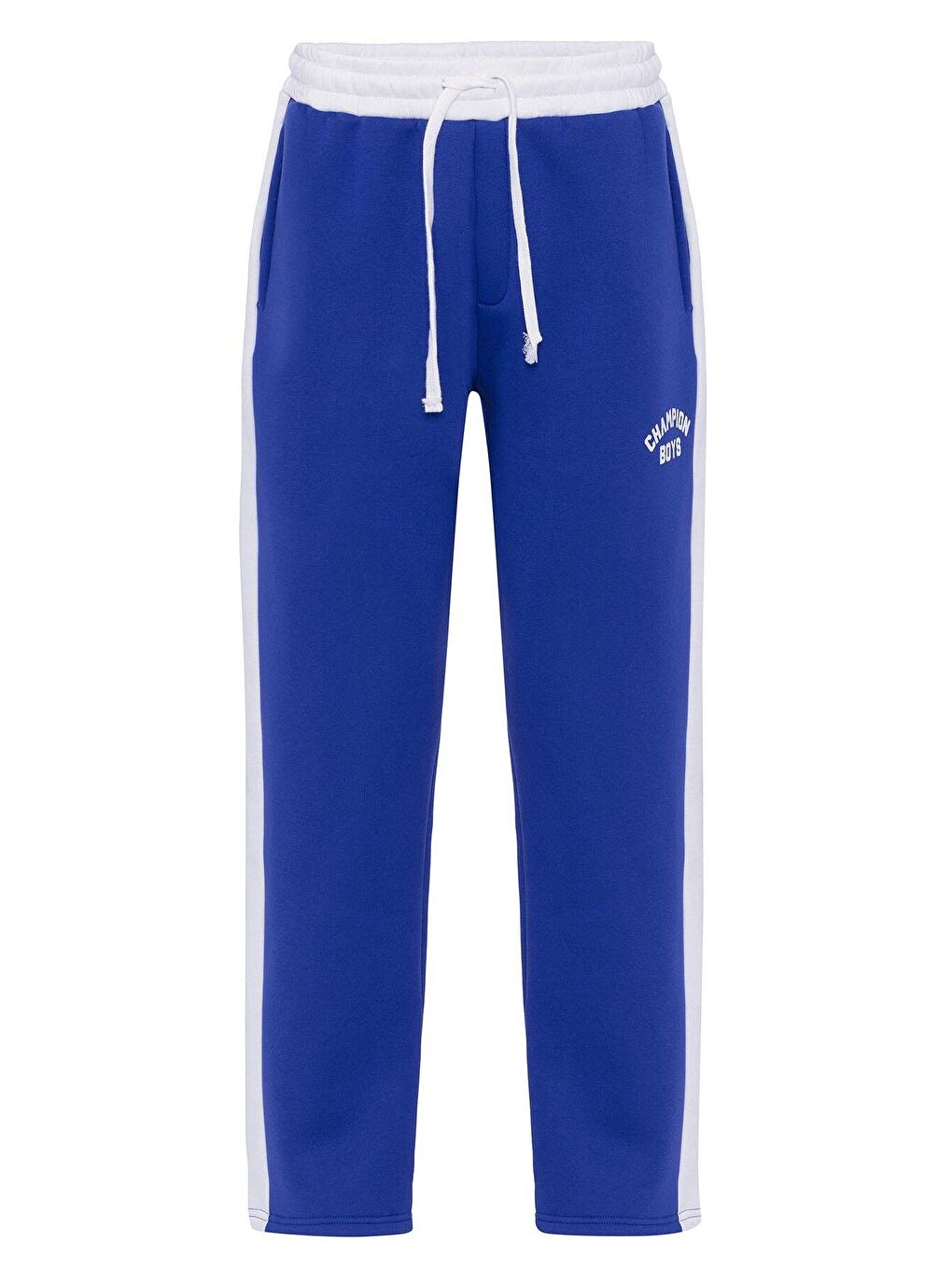 Mavi Baskılı Oversize Eşofman Takım Saks-3