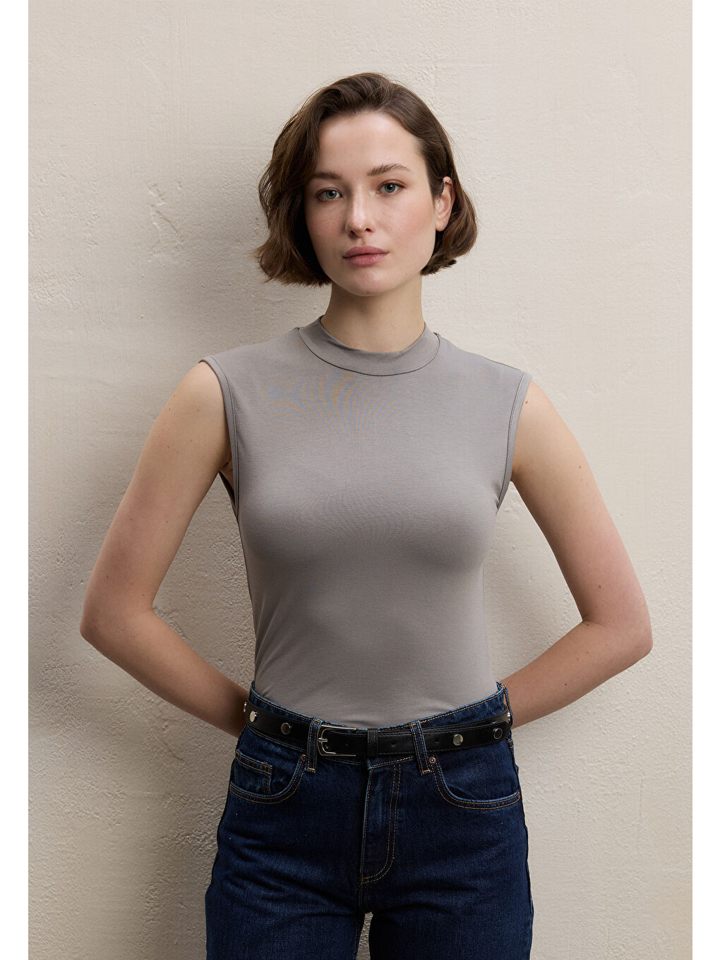 Gri SIFIR KOL BAMBU BODY FÜME