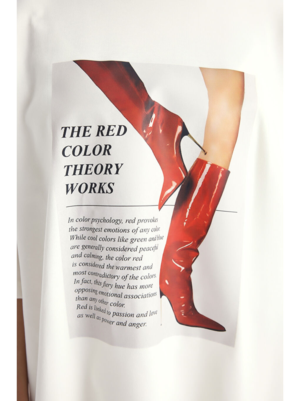 Theory Oversize Beyaz T-Shirt-7