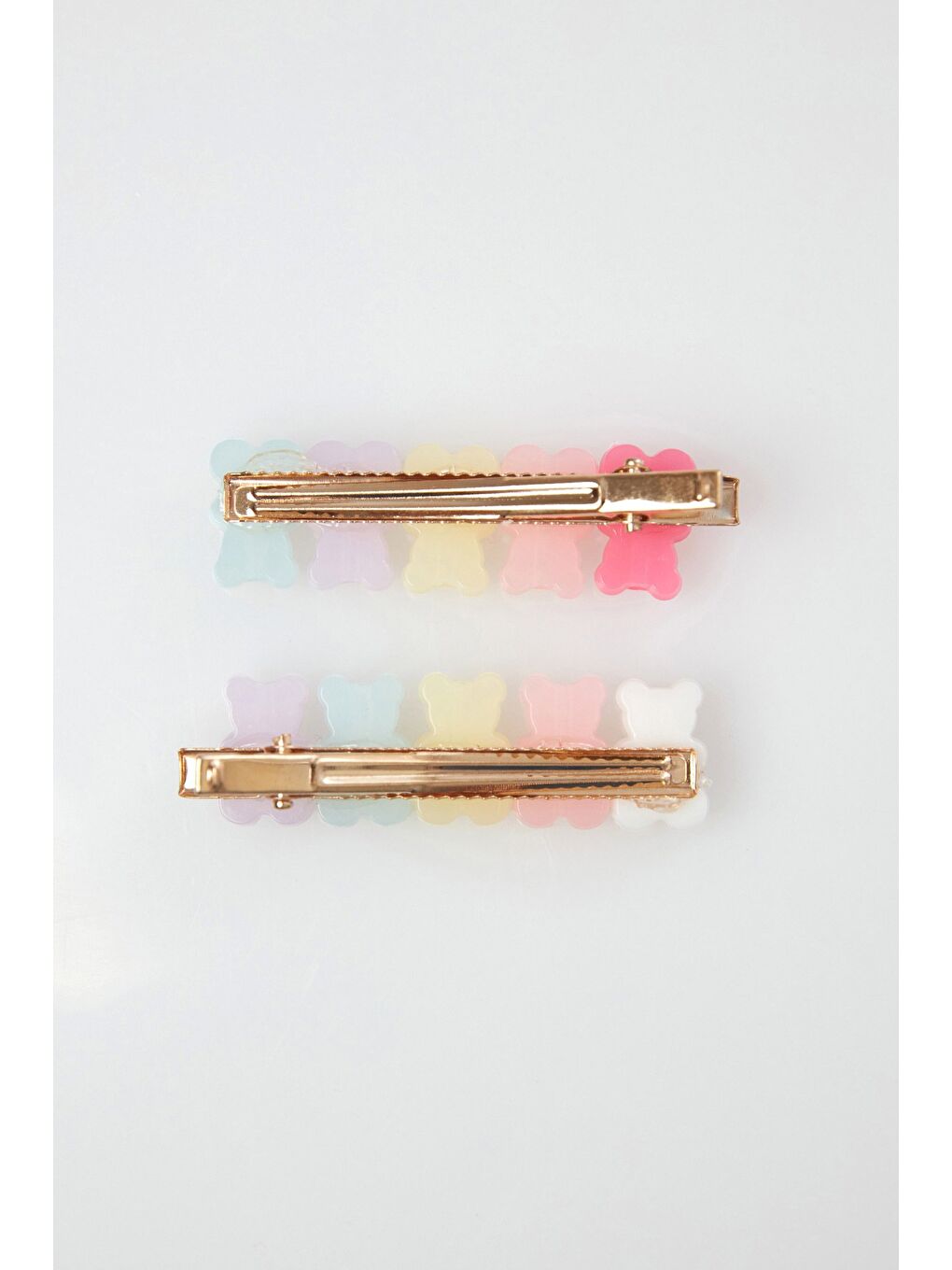 Karışık Ayıcık Detaylı 2 Li Pensli Toka-2