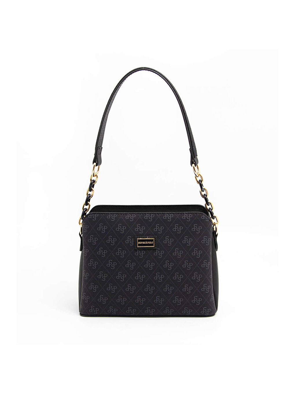 Siyah Kadın Çapraz Çanta 937-45613 SILVER POLO ÇAPRAZ BAYAN ÇANTASI M178 SİYAH-MAT SİYAH