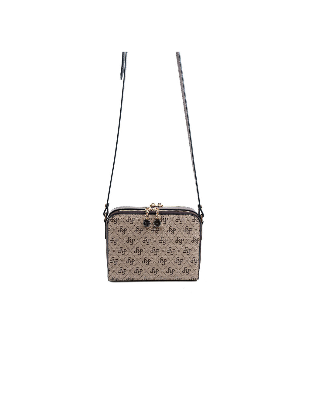 Bej Kadın Çapraz Çanta 888-48000 SILVER POLO ÇAPRAZ BAYAN ÇANTASI M178 KOYU BEJ-MAT KAHVE