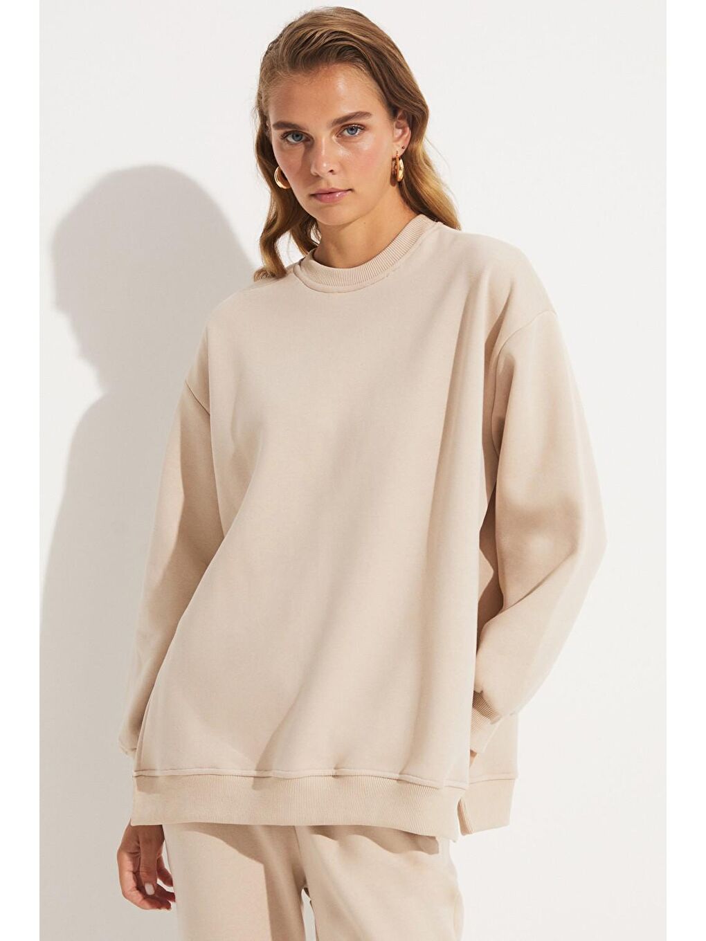 June Taş Basic Sweatshirt