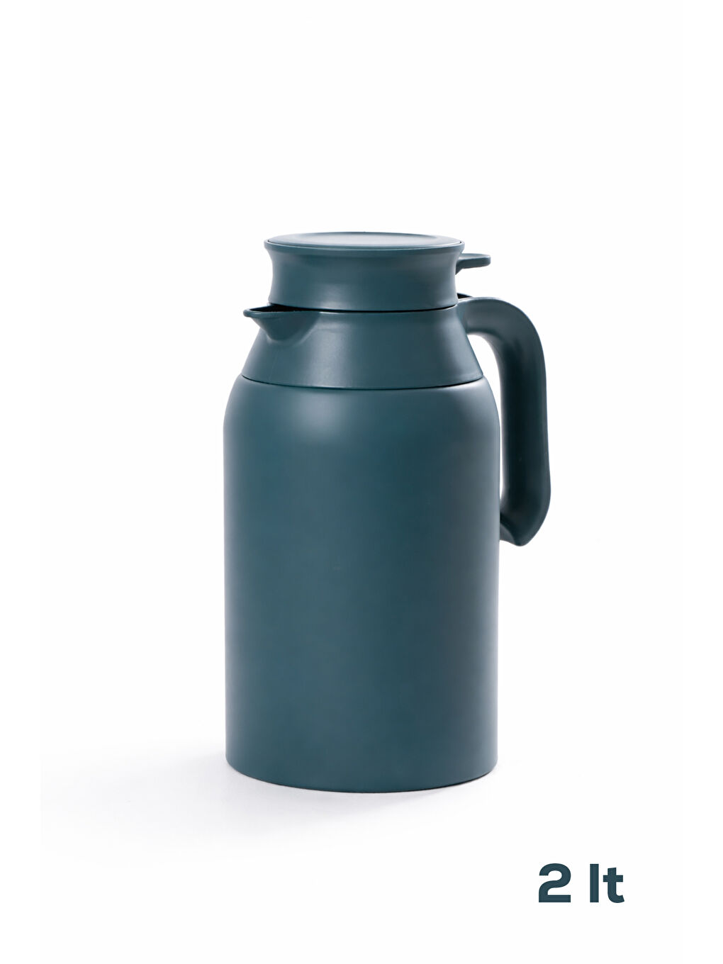 Cooker 2089-1 2 Litre Çift Kat Paslanmaz Çelik Termos Çay Termosu Su Termosu Mavi-2