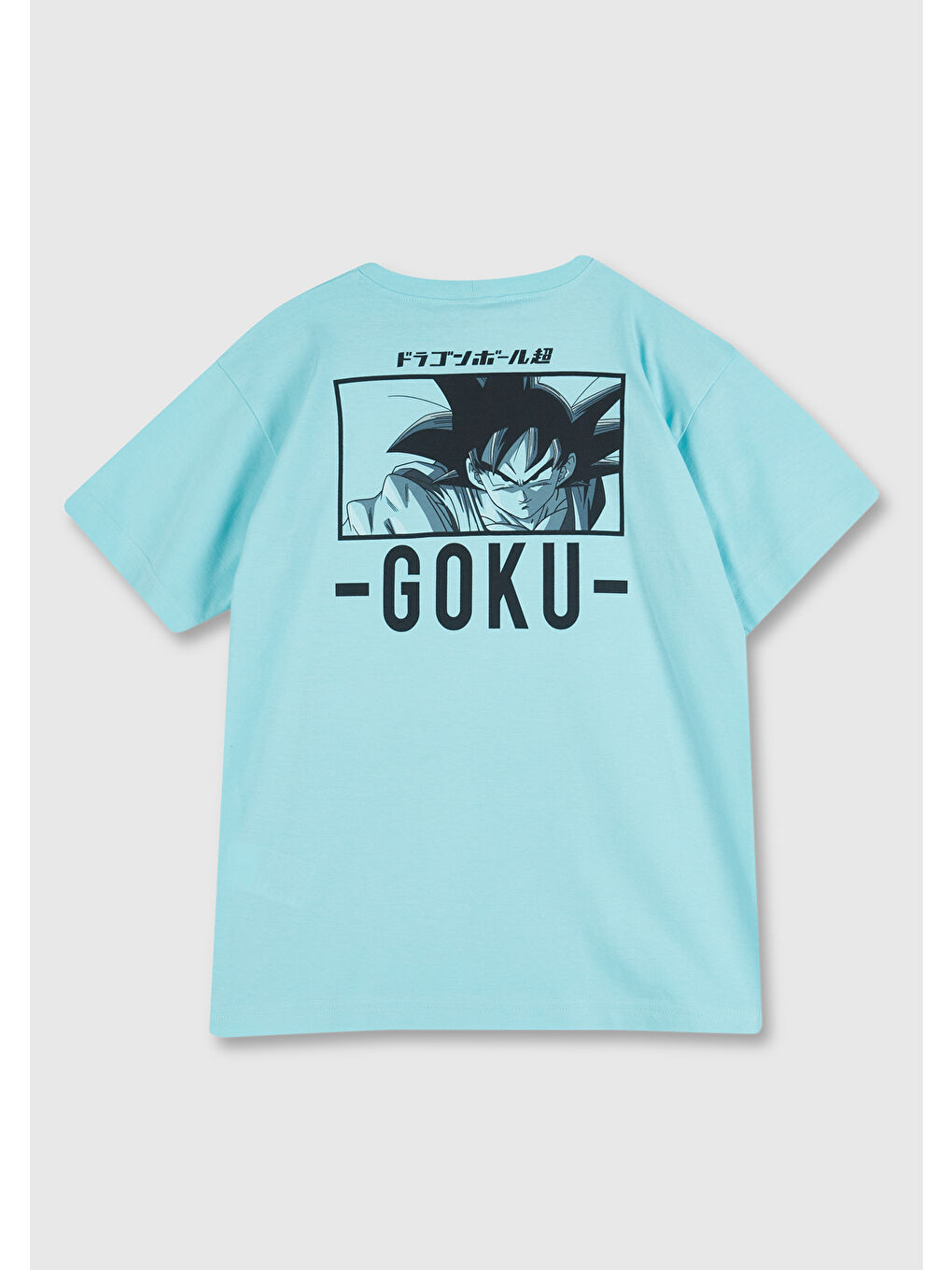 United Colors Of Benetton Turkuaz Erkek Çocuk Su Yeşili Dragon Ball Baskılı T-Shirt - 2