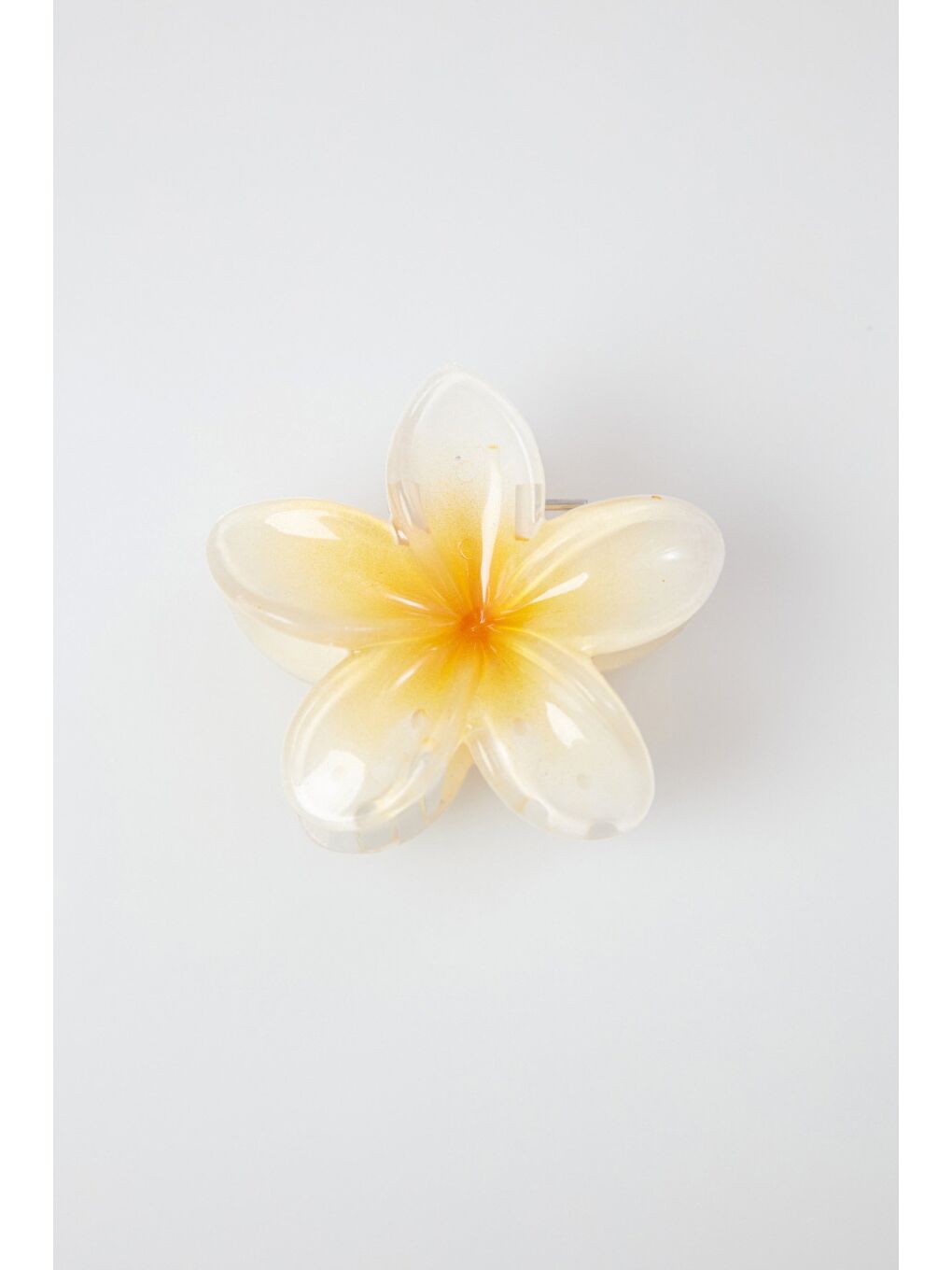 Sarı Lotus Çiçeği Mandal Toka