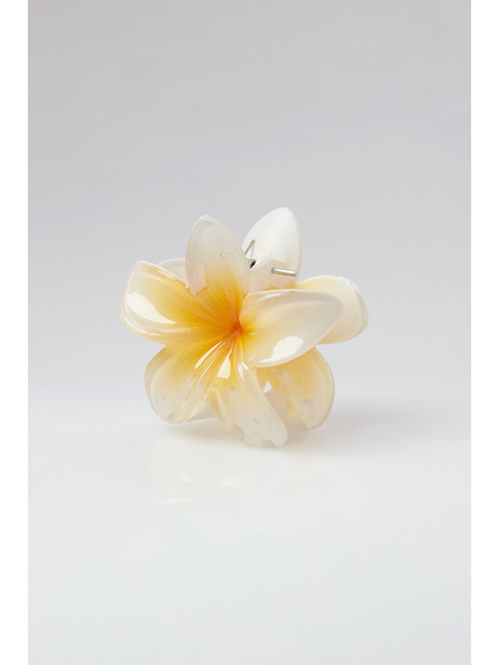 Sarı Lotus Çiçeği Mandal Toka-2