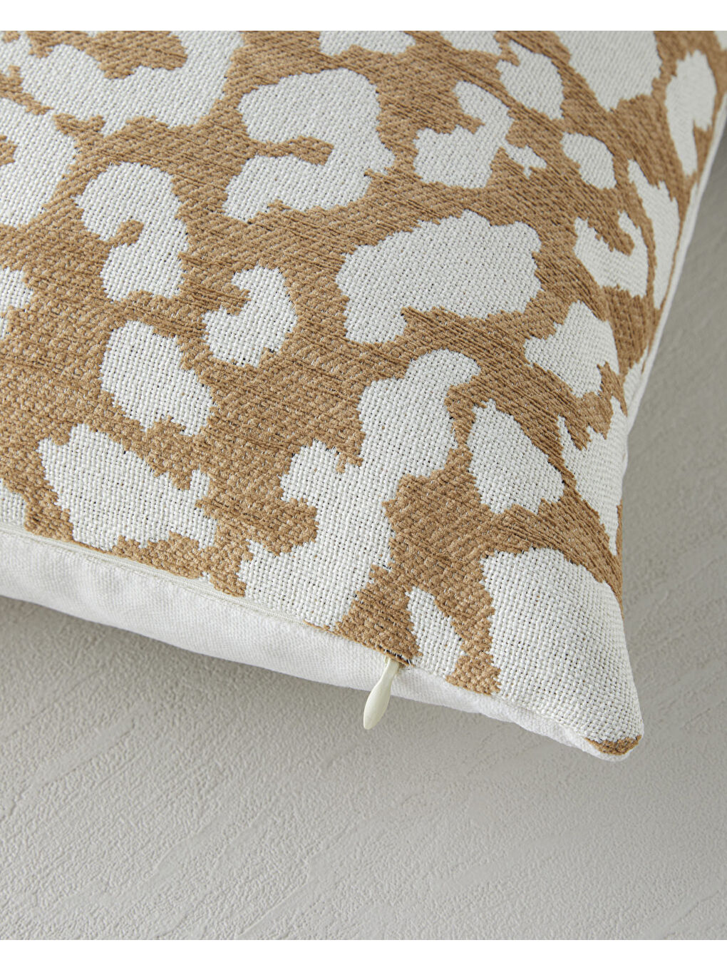 Leopura Dekoratif Kırlent 45x45 cm Bej-2