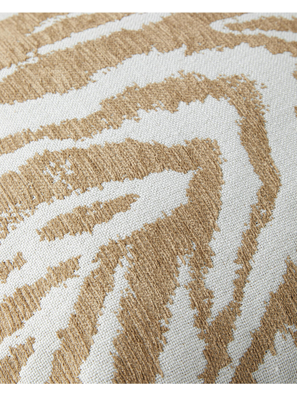 Zebra Dekoratif Kırlent 45x45 cm Bej-2