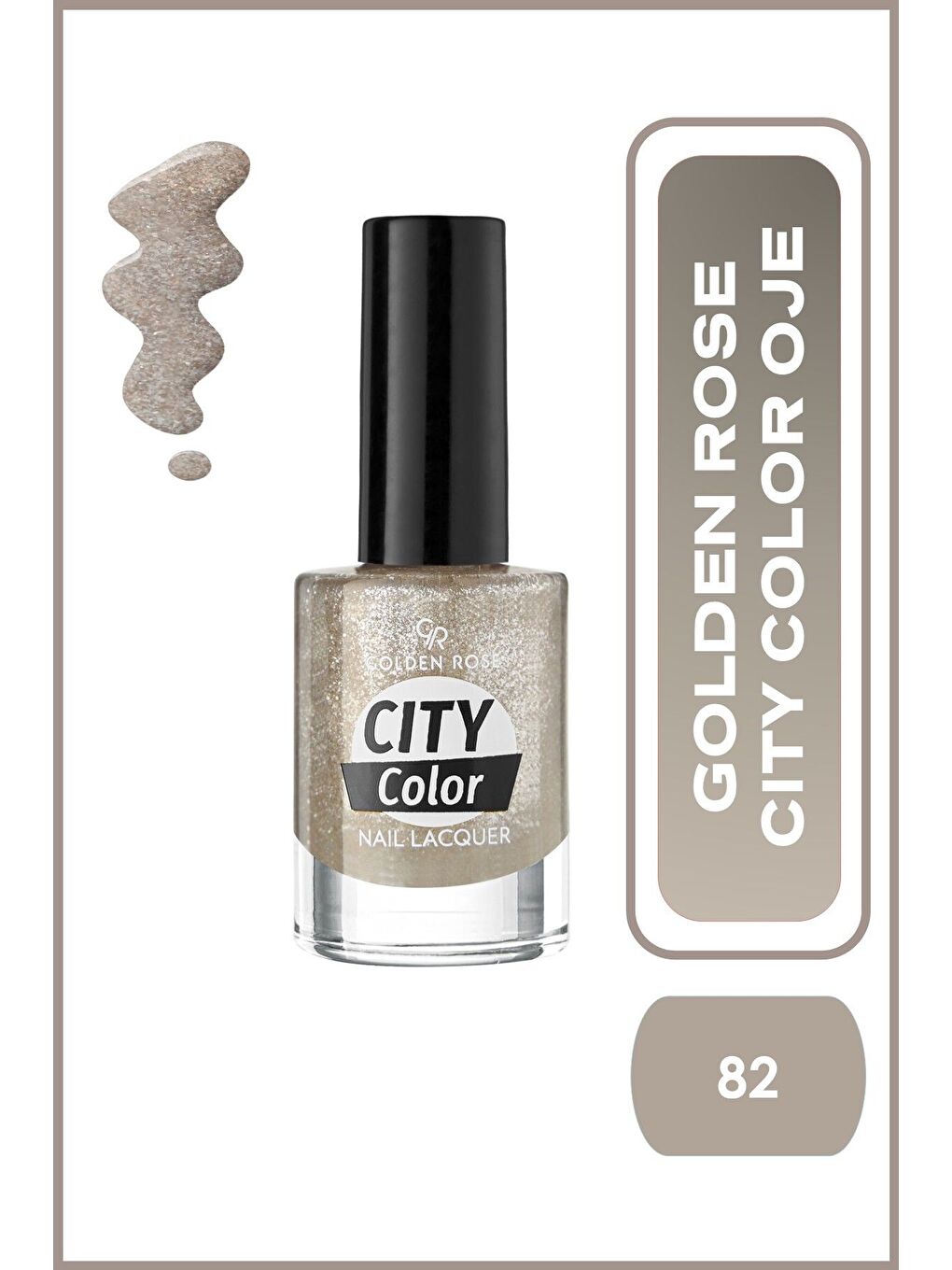 City Color Nail Lacquer No: 82 - Oje