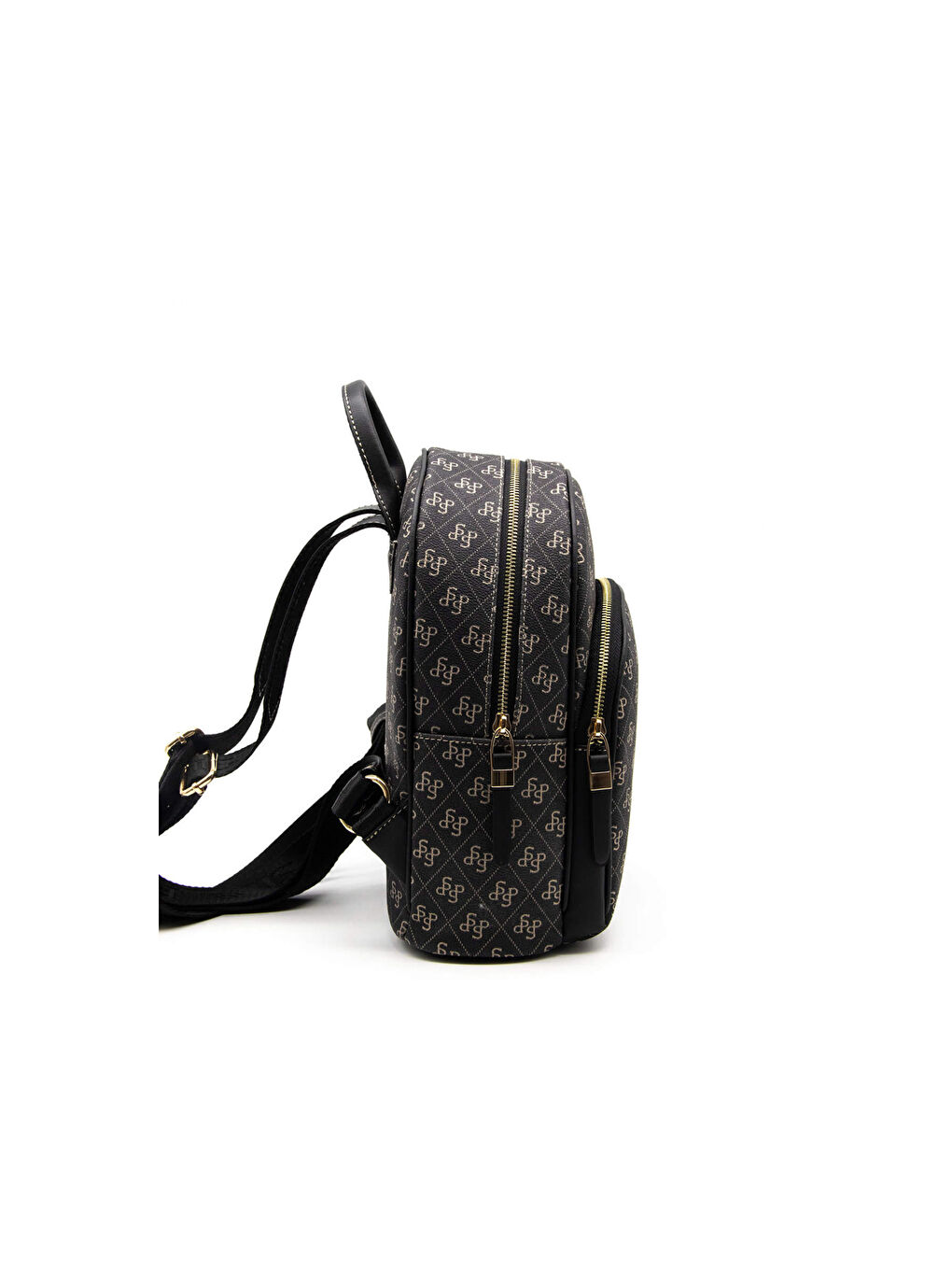 Gri Kadın 1062-45482 SILVER POLO SIRT ÇANTASI M178 FÜME-MAT SİYAH-2