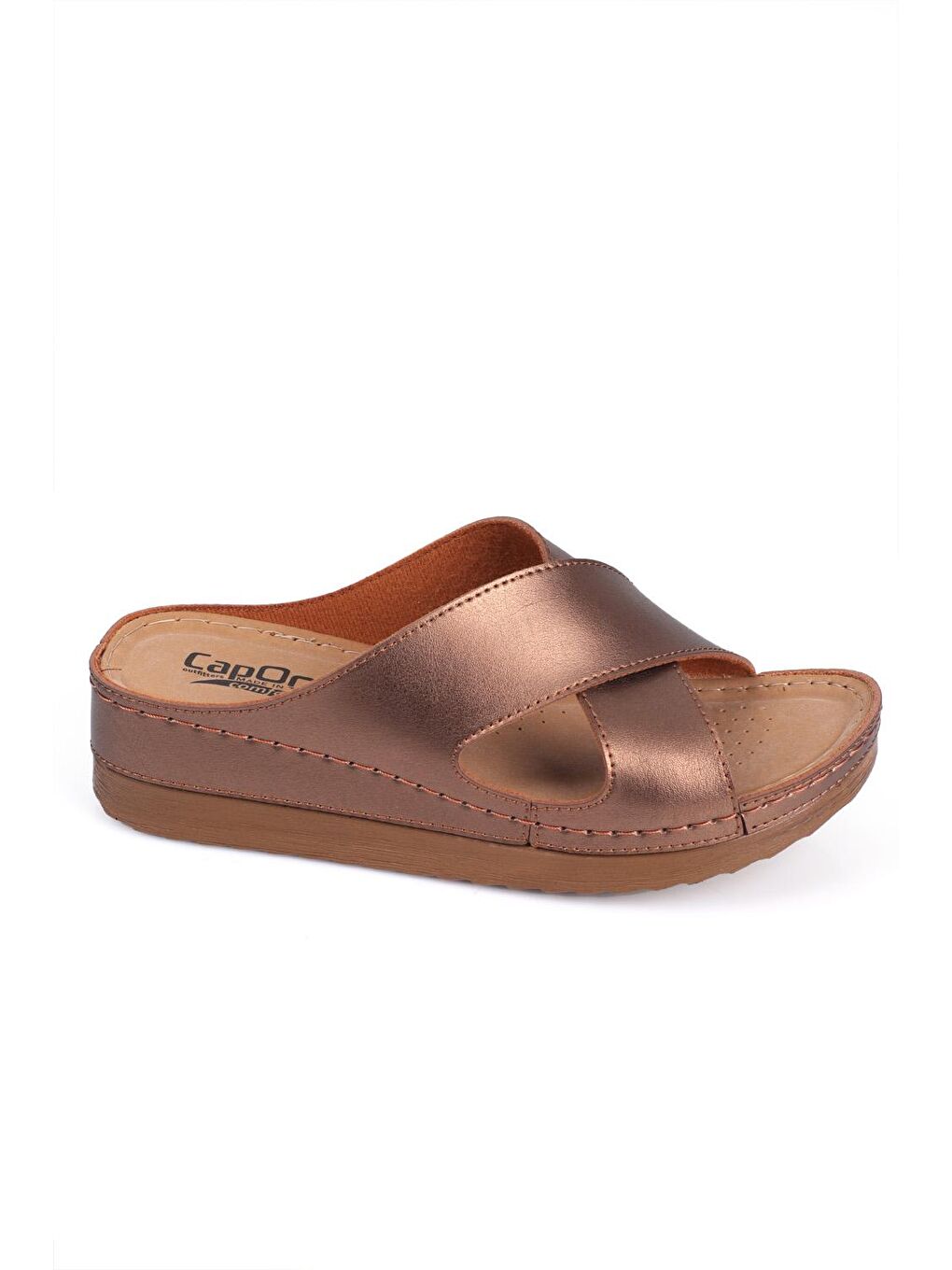 Turuncu Z0632 Kadın Konfor Anatomic Terlik-2