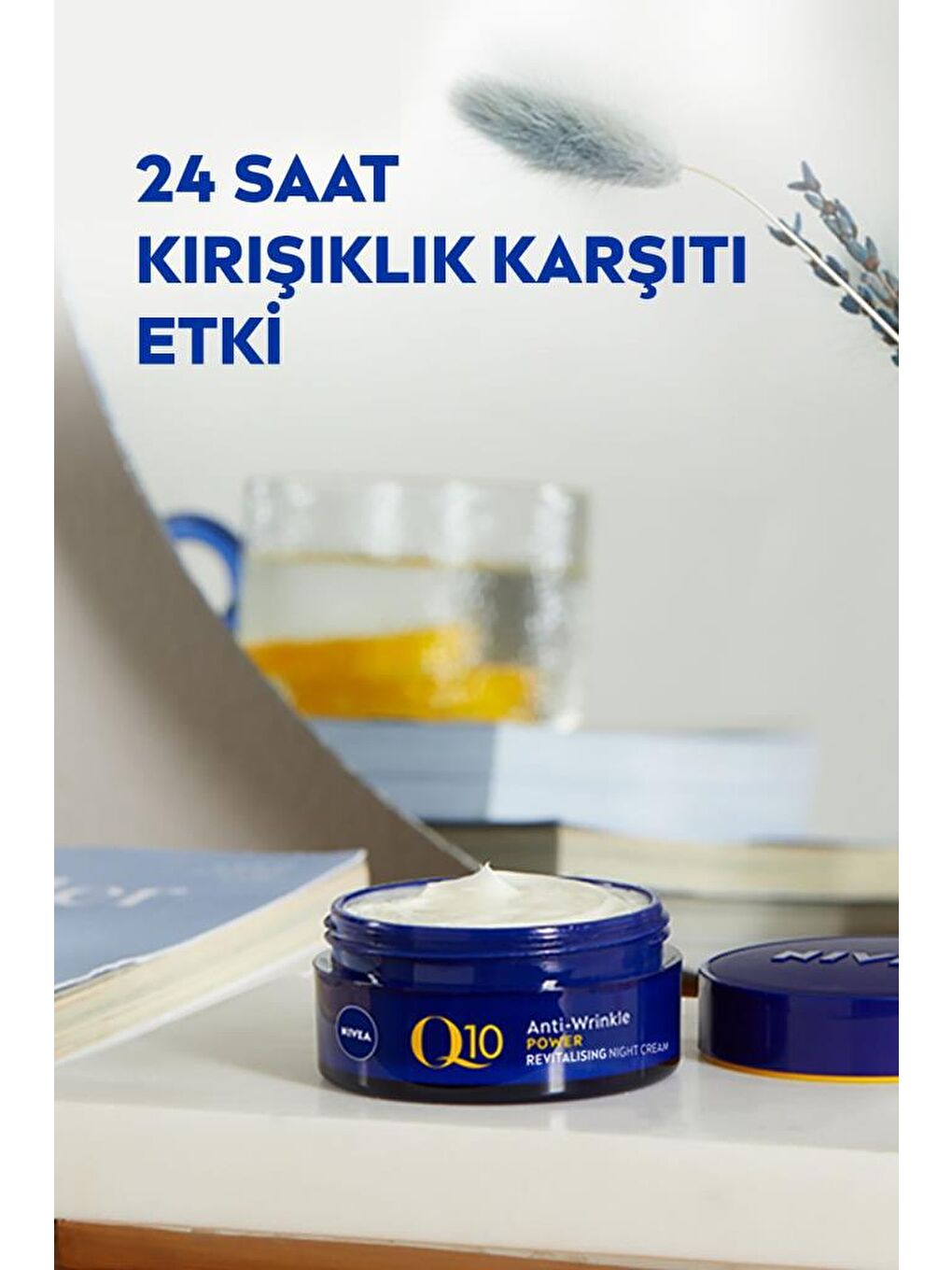 NIVEA Şeffaf Q10 Power Yaşlanma Karşıtı Gündüz Yüz Bakım Kremi Spf30 50 ml, Yüksek  Koruma, Gece Kremi 50 ml - 6